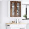 vidaXL Hanging Cabinet Smoked Oak 60 x 31 x 80 cm Engineered Wood