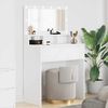 vidaXL Bedroom Dressing Tables with Drawer White 80 x 39.6 x 135 cm