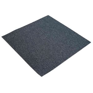 vidaXL Carpet Tile Blue Grey 50 x 50 cm 4 pcs PP and Bitumen