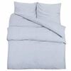 vidaXL Duvet Cover Set Grey 200x220 cm Cotton