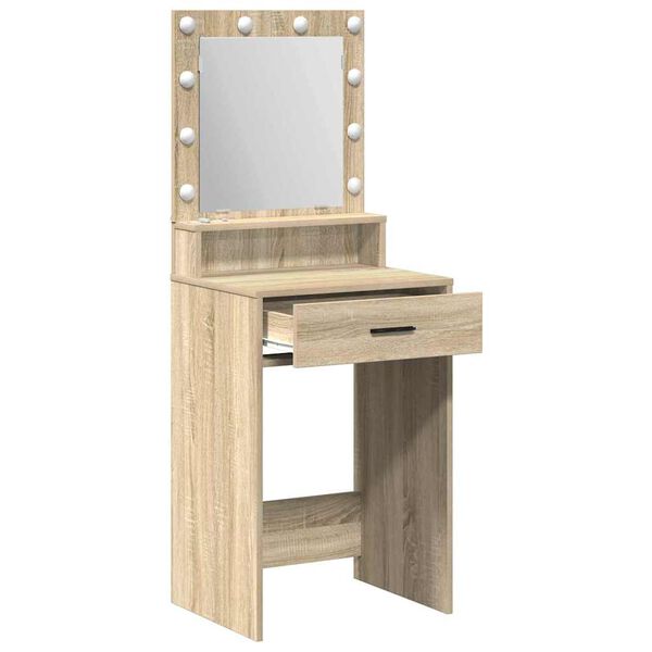 vidaXL Dressing Table Sonoma Oak 50 x 41 x 135 cm Engineered Wood