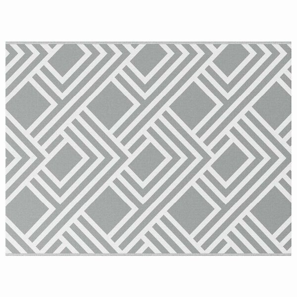 vidaXL Outdoor Rug ARAKIL Grey 300 x 400 cm PP