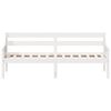vidaXL Day Bed without Mattress White 90x190 cm Single Solid Wood Pine