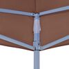 vidaXL Party Tent Roof 3x3 m Brown 270 g/m²