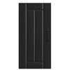 vidaXL Kitchen Wall Cabinet Lucca Black Engineered Wood