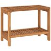 vidaXL Bathroom Side Table 60x30x45 cm Solid Wood Teak