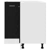 vidaXL Corner Bottom Cabinet Riga Black oak 75.5 x 75.5 x 81.5 cm