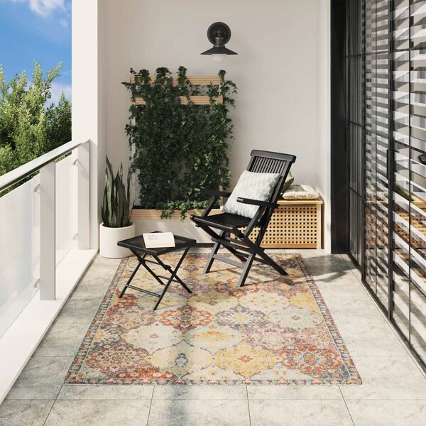 vidaXL Rug ARBIZU Indoor and Outdoor Vintage Design 160x230 cm