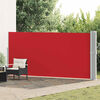 vidaXL Patio Retractable Side Awning 170x1200 cm Red