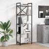 vidaXL Bookshelf Grey Sonoma 56 x 34 x 171 cm Engineered Wood