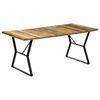 vidaXL Dining Table 180x90x76 cm Solid Reclaimed Wood
