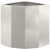 vidaXL Corner Planter Silver 30 x 30 x 35 cm Stainless steel