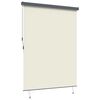 vidaXL Roller Blind Striped Cream 200 x 250 cm Fabric and Aluminum
