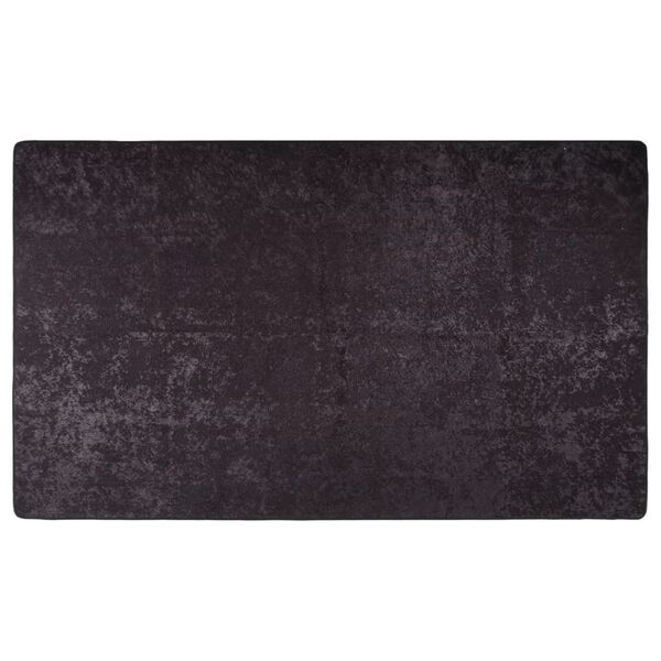 vidaXL Rug Washable Anthracite 120x170 cm Anti Slip