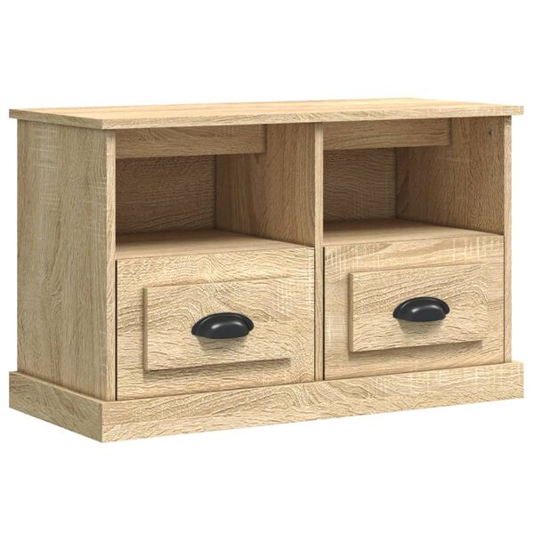 vidaXL TV Cabinet Sonoma Oak 80x35x50 cm Engineered Wood