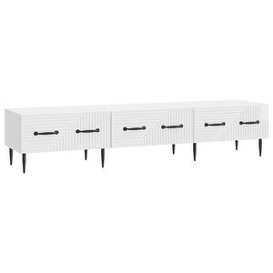 vidaXL TV Cabinet High Gloss White 147 x 34.5 x 30 cm Engineered Wood