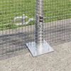vidaXL Fence Post Silver 25 x 1 m (12 x 12 mm mesh) Steel