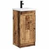 vidaXL Bathroom Vanity with Sink Old Wood 42 x 40 x 84.5 cm