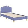 vidaXL Children's Bed Frame with Headboard Jeans Blue 80 x 200 cm