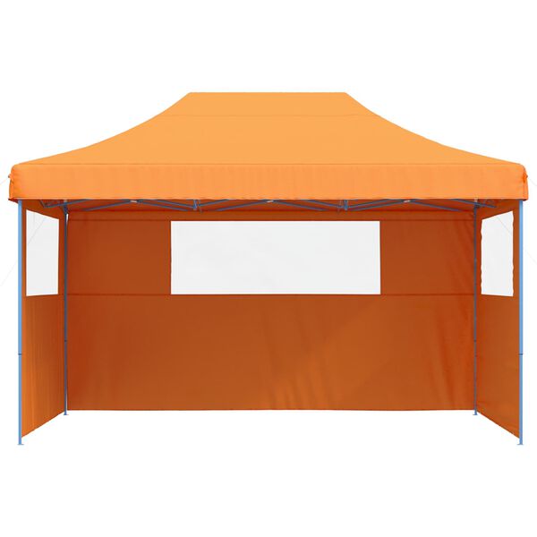 vidaXL Party Tent Folding Orange 292 x 440 x 315 cm Oxford Fabric