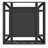vidaXL Fire Pit Black 80 x 80 x 30 cm Steel