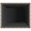 vidaXL Garden Planter Grey 36x30x32 cm Poly Rattan