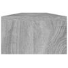 vidaXL Monitor Stand Grey Sonoma 110x23.5x9 cm Engineered Wood