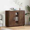 vidaXL Wooden Cabinet Brown Oak 88.5 x 30.5 x 73 cm Engineered Wood