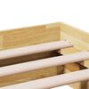 vidaXL Bed Frame without Mattress 180x200 cm Super King Solid Wood Oak