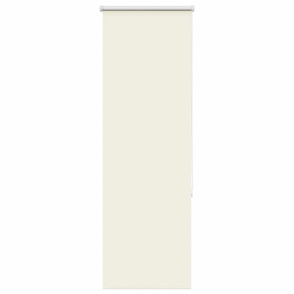 vidaXL Roller Blind Blackout Off White 50x130 cm Fabric Width 45.7 cm Polyester