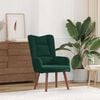 vidaXL Armchair Dark Green 63 x 67 x 94 cm Velvet