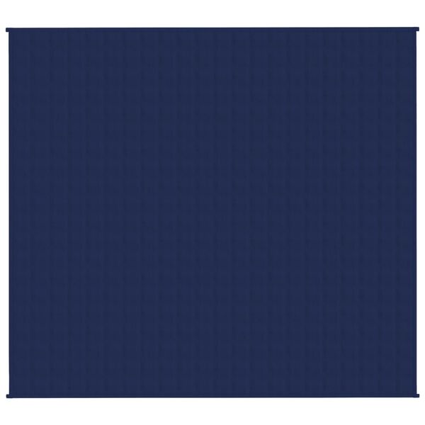 vidaXL Weighted Blanket Blue 200x225 cm 9 kg Fabric