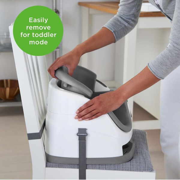 Ingenuity Baby Base 2-in-1 Booster Seat Slate