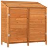 vidaXL Garden Shed | Brown | Solid fir wood | Medium | Garden Shed | Rectangular