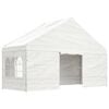 vidaXL Gazebo with Roof White 6.69x5.88x3.75 m Polyethylene