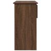 vidaXL Console Table with Drawers Brown Oak 85.5x38.5x74.5 cm