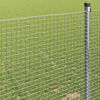 vidaXL Welded Wire Fence Silver 0.6 x 25 m