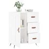 vidaXL Sideboard White 69.5x34x90 cm Engineered Wood