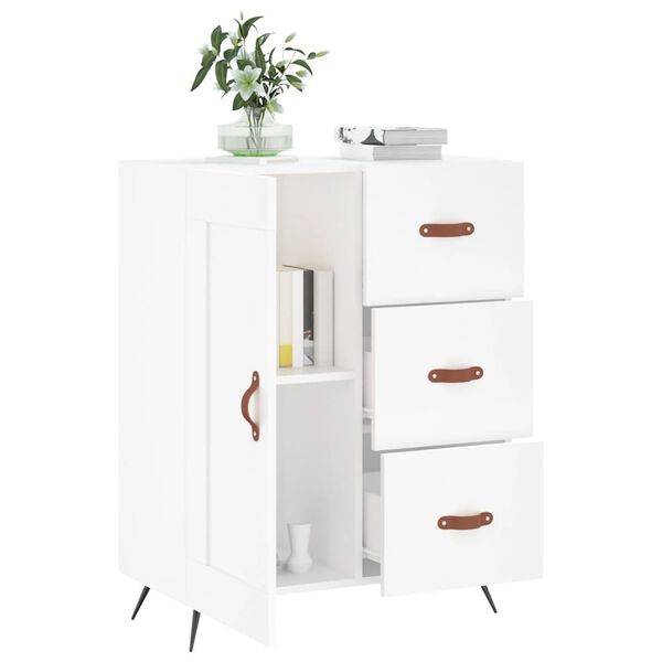 vidaXL Sideboard White 69.5x34x90 cm Engineered Wood