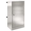 vidaXL Mailbox with Storage Silver 30 x 20 x 55 cm Stainless Steel