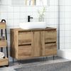 vidaXL Bathroom Cabinet Artisan Oak 80x33x60 cm Engineered Wood