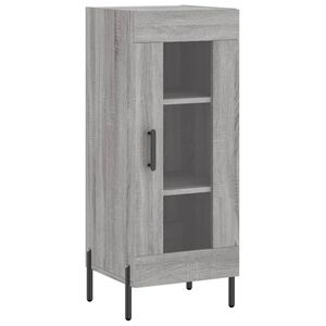 vidaXL Sideboard Grey Sonoma 34.5x34x90 cm Engineered Wood