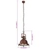 vidaXL Pendant Lighting 35x35x153 cm Aluminium