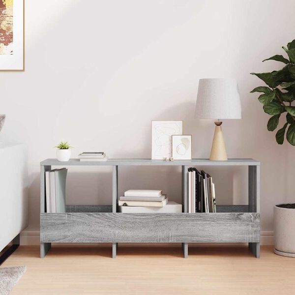 vidaXL Magazine Rack Grey Sonoma 102 x 30 x 45 cm