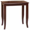 vidaXL Nesting Side Tables 3 pcs Brown Solid Mahogany Wood