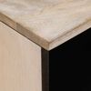 vidaXL Bedside Cabinet Beige 40 x 33 x 46 cm Solid Acacia wood