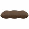 vidaXL Seat Cushions 4 pcs Brown 40 x 40 x 12 cm Fabric