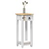 vidaXL Plant Stand White 30 x 30x 73 cm Solid Pine Wood