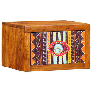 vidaXL Bedside Cabinet Brown 35 x 30 x 22 cm