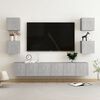 vidaXL 7 Piece TV Cabinet Set Concrete Grey Engineered Wood